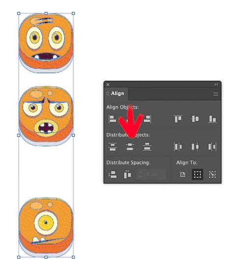 illustrator distribute evenly wihtin box|illustrator distribute space between objects.